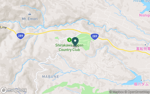 白河高原カントリークラブの地図