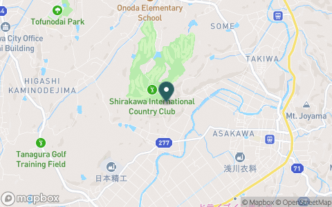 白河国際カントリークラブの地図