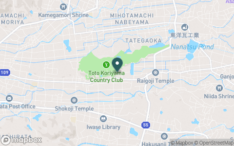 東都郡山カントリー倶楽部の地図
