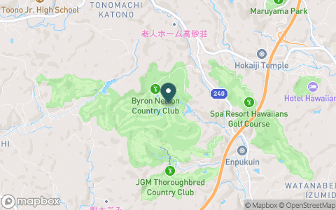 バイロンネルソンカントリークラブの地図