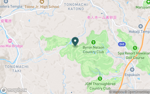 湯本スプリングスカントリークラブの地図