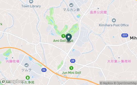 阿見ゴルフクラブ【ＰＧＭ】の地図