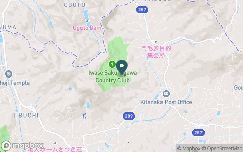 岩瀬桜川カントリークラブの地図