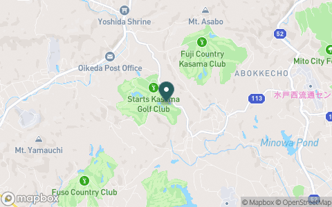 スターツ笠間ゴルフ倶楽部の地図