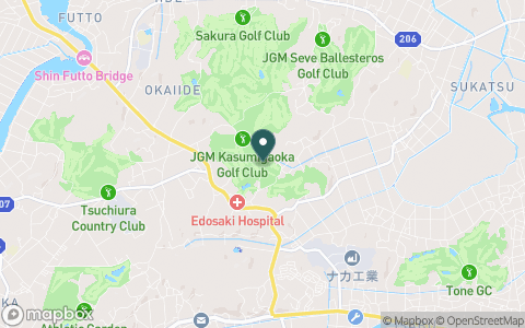 ＪＧＭ霞丘ゴルフクラブの地図