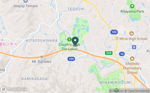 カントリークラブ ザ・レイクス【ＰＧＭ】の地図