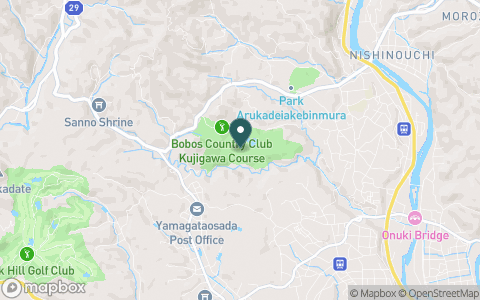 ボボスカントリークラブ　久慈川コース（旧：久慈川カントリークラブ）の地図