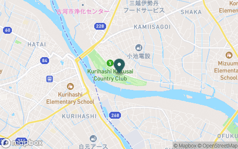 栗橋國際カントリー倶楽部の地図