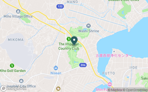 ザ・インペリアルカントリークラブ【ＰＧＭ】の地図