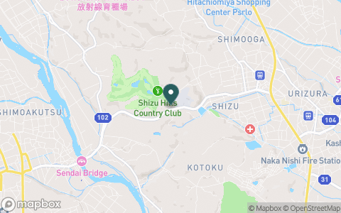 静ヒルズカントリークラブの地図