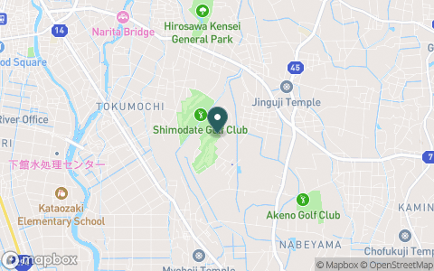 下館ゴルフ倶楽部の地図