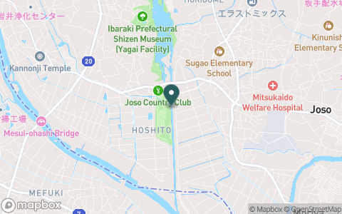常総カントリー倶楽部の地図