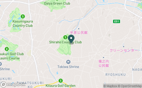 白帆カントリークラブの地図
