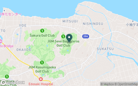 ＪＧＭセベバレステロスゴルフクラブ（茨城県）の地図