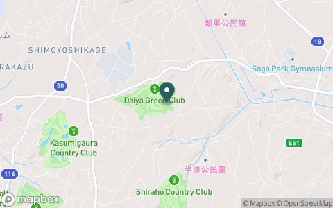 ダイヤグリーン倶楽部の地図