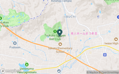 筑波学園ゴルフ倶楽部の地図