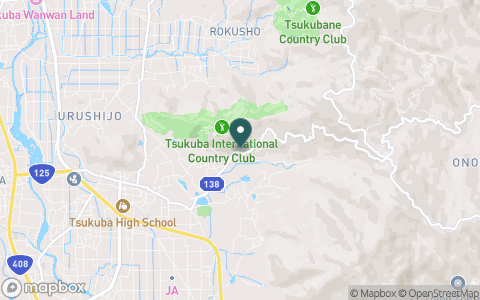 筑波国際カントリークラブの地図