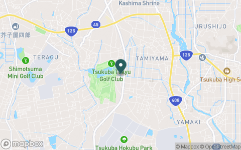 筑波東急ゴルフクラブの地図