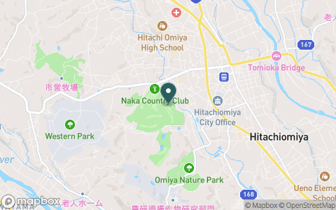 那珂カントリー倶楽部の地図