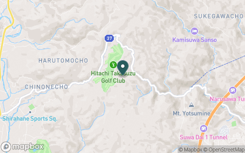 日立高鈴ゴルフ倶楽部の地図
