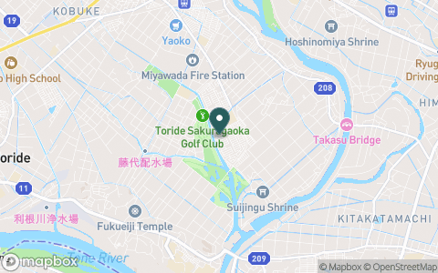 取手桜が丘ゴルフクラブ【アコーディア・ゴルフ】の地図