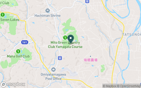 水戸グリーンカントリークラブ　山方コースの地図