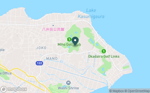 美浦ゴルフ倶楽部【ＧＲＡＮＤ ＰＧＭ】の地図