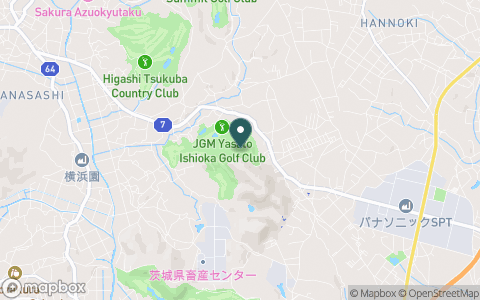 ＪＧＭやさと石岡ゴルフクラブの地図