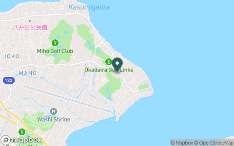 おかだいらゴルフリンクス【アコーディア・ゴルフ】の地図