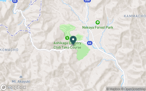 足利カントリークラブ　多幸コースの地図