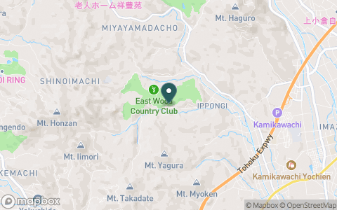 イーストウッドカントリークラブの地図