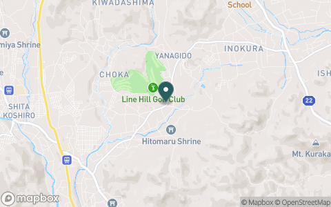 ラインヒルゴルフクラブの地図