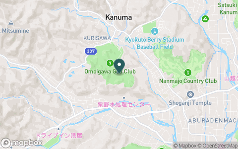 思い川ゴルフ倶楽部の地図