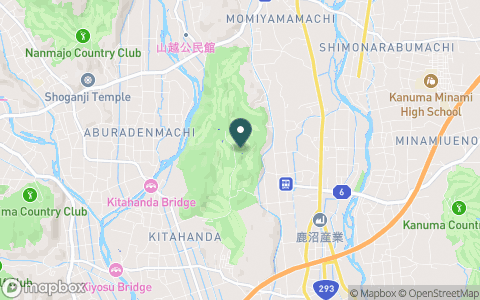 鹿沼７２カントリークラブの地図