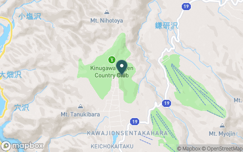 きぬがわ高原カントリークラブの地図