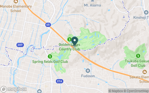 ゴールデンレイクスカントリークラブの地図