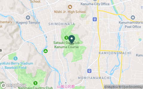 皐月ゴルフ倶楽部　鹿沼コース【ＰＧＭ】の地図