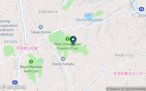 新宇都宮カントリークラブの地図