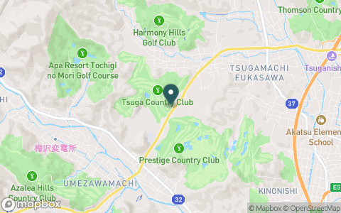 都賀カンツリー倶楽部の地図