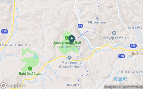 うぐいすの森ゴルフクラブ＆ホテル馬頭の地図