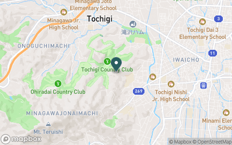 栃木カントリークラブの地図
