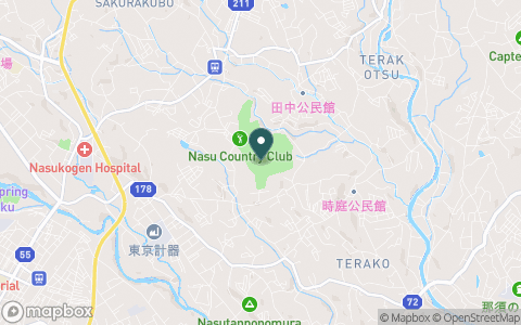那須カントリークラブの地図