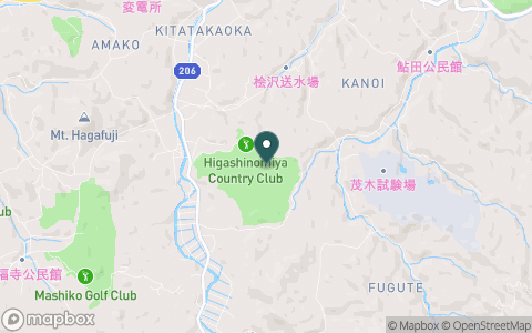 東ノ宮カントリークラブの地図