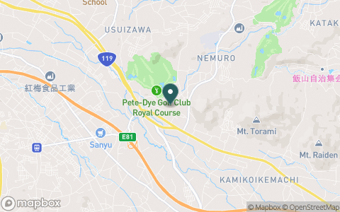 ピートダイゴルフクラブ　ロイヤルコース【ＰＧＭ】の地図