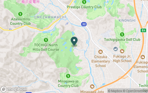 ゴールド栃木プレジデントカントリークラブの地図