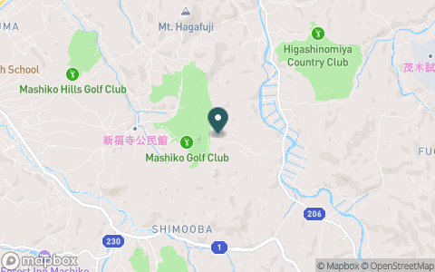 ましこゴルフ倶楽部の地図