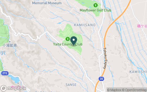 矢板カントリークラブの地図