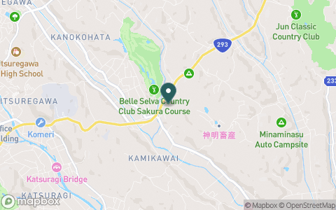 ベルセルバカントリークラブ さくらコース（栃木県）の地図