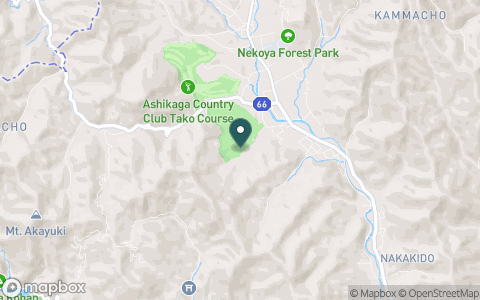 足利カントリークラブ　飛駒コースの地図