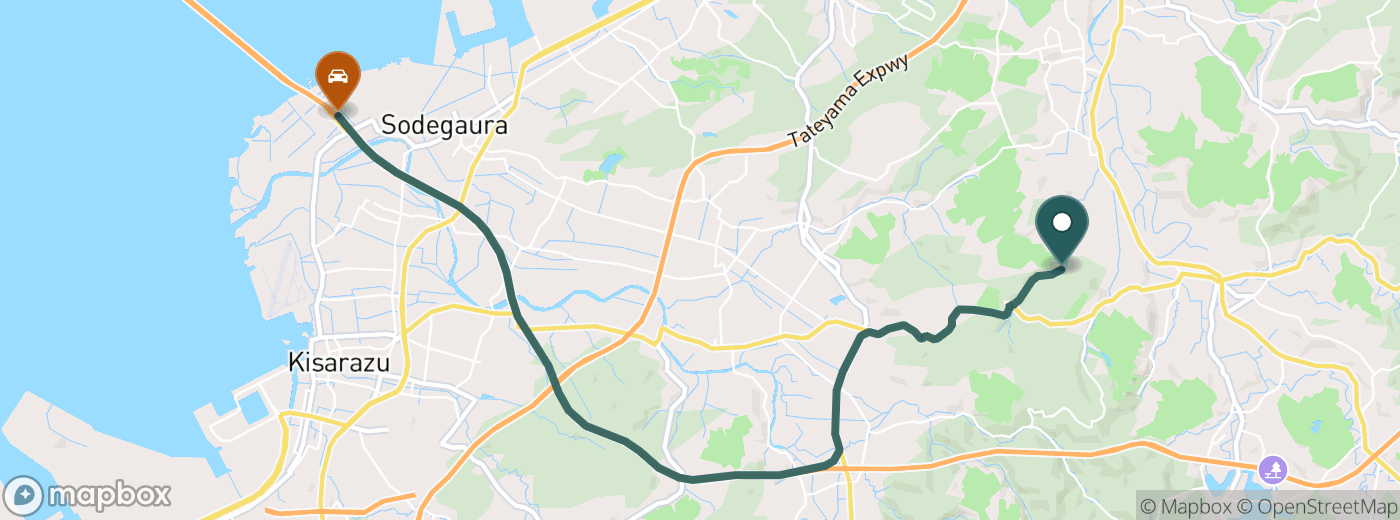 ザ ナショナルカントリー倶楽部 千葉(旧:千葉廣済堂CC)までのルート地図